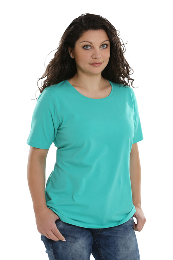 Basic Shirt kurzarm (Smaragd)