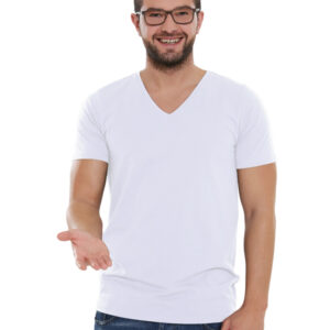 Basic Shirt kurzarm (Weiss)