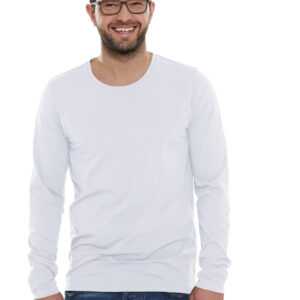 Basic Shirt langarm (Weiss)