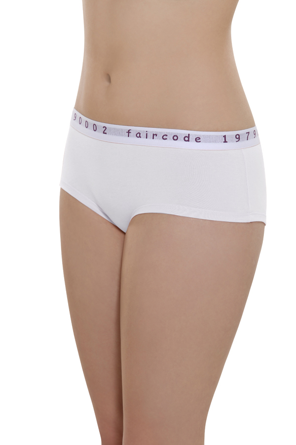 Fairtrade Hot Pants low-cut (Weiss)