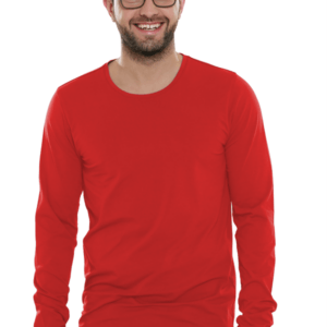 Basic Shirt langarm (Apfelrot)