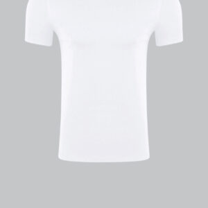Basic Shirt kurzarm Rundhals (Weiss)