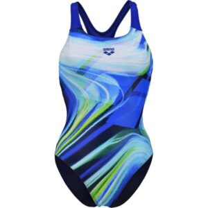 ARENA Damen Schwimmanzug WOMEN'S VISUAL WAVES SWIM PRO BACK LB