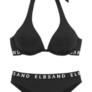 ELBSAND Bügel-Bikini Damen schwarz Gr.36 Cup E