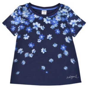 Desigual  T-Shirt für Kinder 21SGTK37-5000  Blau In Mädchengrößen erhältlich 9 / 10 Jahre.  Jetzt 21SGTK37-5000  von Desigual  auf Spartoo.de versandkostenfrei bestellen!