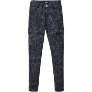 Desigual  Slim Fit Jeans 22WWDD18  Schwarz In Damengrößen erhältlich. EU S