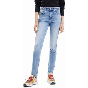 Desigual  Slim Fit Jeans 23SWDD21  Blau In Damengrößen erhältlich. EU S