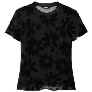Desigual  T-Shirt 23SWTK85  Schwarz In Damengrößen erhältlich. EU S.  Jetzt 23SWTK85  von Desigual  auf Spartoo.de versandkostenfrei bestellen! 5% Rabatt mit Code: 5JULDE