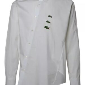 Das Camicia Coccodrilli von COMME DES GARÇONS SHIRT ist eine luxuriöse Ergänzung für deinen Kleiderschrank. Dieses Hemd ist aus 100 % Baumwolle gefertigt