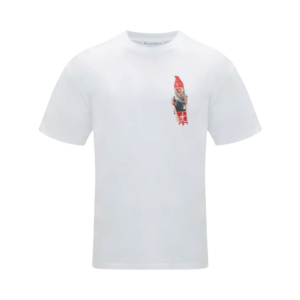Weißes T-Shirt mit Zwergen MotivGrafischer Druck auf BrustRundhalsauschnittKurze ÄrmelGerader SaumZusammensetzung: 100% Baumwolle