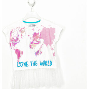 Desigual  T-Shirt für Kinder 20SGTK23-1015  Weiss In Mädchengrößen erhältlich 3 / 4 Jahre