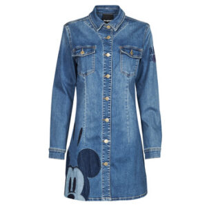 Desigual  Kurze Kleider VEST_MICKEY PATCH  Blau In Damengrößen erhältlich. EU S