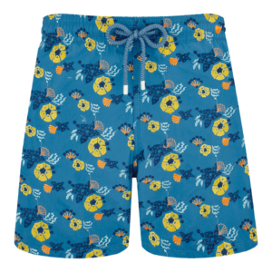 Embroidered men swim shorts