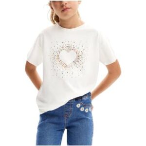 Desigual  T-Shirt für Kinder -  Weiss In Mädchengrößen erhältlich 4 Jahre