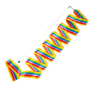 Das Sport-Thieme Gymnastikband Regenbogen: Für unterschiedliche Einsatzzwecke - Das Sport-Thieme Gymnastikband Regenbogen besteht aus einem regenbogenfarbenen Satinband