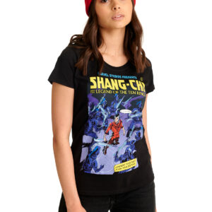 SHANG-CHI DAMEN T-SHIRTMarke: Shang-ChiModell: Comic T-Shirt femaleProdukt Nr.: 40254Farbe: schwarzHauptmaterial: 100% BaumwolleDieses Damen Shirt ist aus einem angenehmen Baumwollmaterial. Es ist figurbetont geschnitten