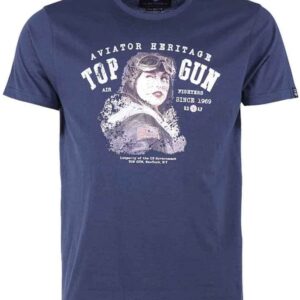 T-Shirt Aviator zum Filmstart des 2. Teils von ′Top Gun′ - Rundhalsausschnitt - Top Gun′ Print - körpernaher Schnitt Material: 100%25 Baumwolle Waschbar bis 40°