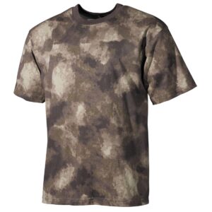 Klassisches US Army T-Shirt mit verstärktem Rundhals-Ausschnitt. Material: 100%25 Baumwolle Waschbar bis 40°