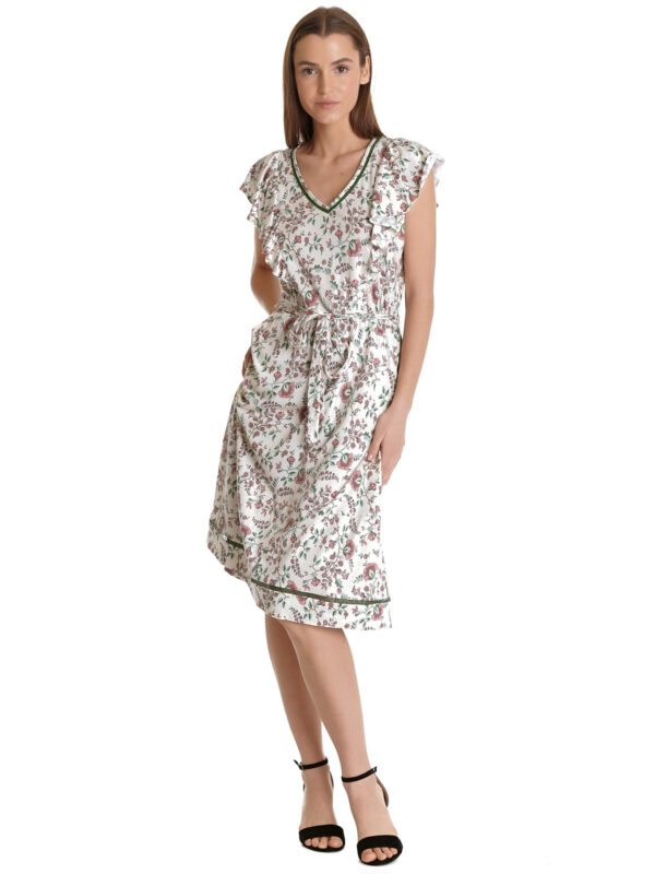 VIVE MARIA DAMEN A-LINIEN-KLEIDMarke: Vive MariaModell: Garden Girl DressProdukt Nr.: 45569Farbe: creme/alloverHauptmaterial: 50% Baumwolle