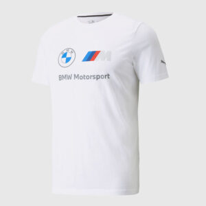 BMW M Motorsport Logo T-Shirt PUMA Setze ein Statement mit dem klassischen T-Shirt mit Rundhalsausschnitt und dem BMW M Motorsport Logo. Es ist aus 100 % BCI-zertifizierter Baumwolle gefertigt und hat zusätzlich ein PUMA Cat Logo am Arm.Produktdetails:T-Shirt von PUMA in Weiß