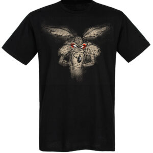 LOONEY TUNES HERREN T-SHIRTMarke: Looney TunesModell: Coyote T-Shirt maleProdukt Nr.: 44563Farbe: schwarzHauptmaterial: 100% BaumwolleDieses schwarze Herren T-Shirt besteht aus einem angenehmen Baumwollmaterial. Es hat einen runden Halsausschnitt