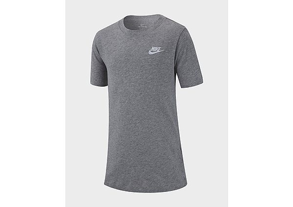 Dieses Logo T-Shirt von Nike garantiert dir einen lässigen Look. Farblich in Grau gehalten